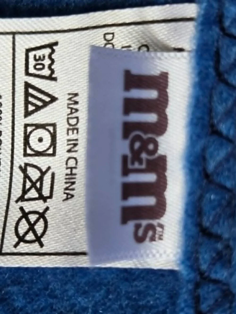M&Ms World Fleece Throw Blanket 50